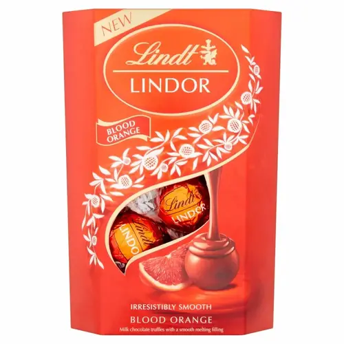 Lindt - Lindor Blood Orange 200 Gram