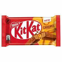 Kit Kat - 4 Finger Caramel Milk Chocolate Bar 41,5 Gram