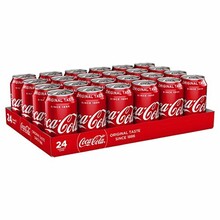 Coca Cola - Regular 330ml 24 Blikjes (geen statiegeld)
