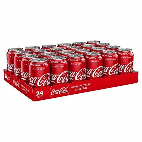 Coca Cola - Regular 330ml 24 Blikjes (geen statiegeld)