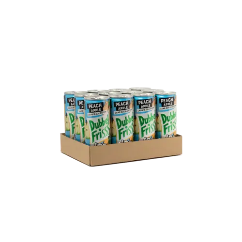 Bubbel Fris - Apple Peach 250ml 12 Blikjes