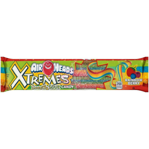 Airheads Airheads - Xtremes Sour Belts Rainbow Berry 57 Gram