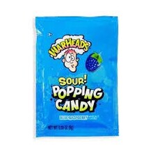 Warheads - Sour Popping Candy Blue Raspberry 9 Gram