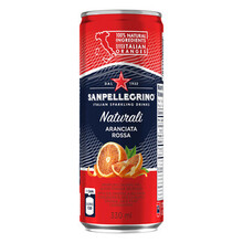 San Pellegrino - Naturali Aranciata Ross330ml 24 Blikjes