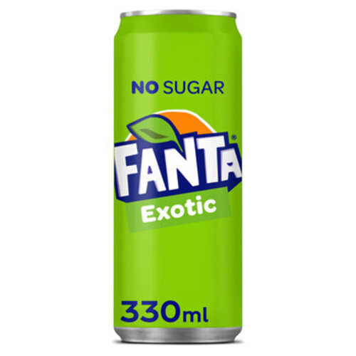 Fanta - Exotic Zero Sugar 330ml 24 Blikjes