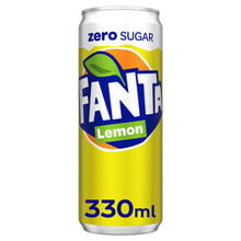 Fanta - Lemon Zero Sugar 330ml 24 Blikjes