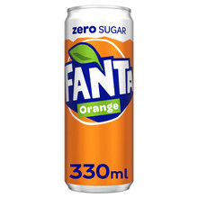 Fanta - Orange Zero Sugar 330ml 24 Blikjes