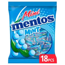Mentos - Mini Mint Rolletjes 214,7 Gram