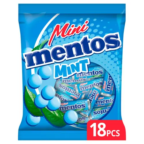 Mentos - Mini Mint Rolletjes 214,7 Gram
