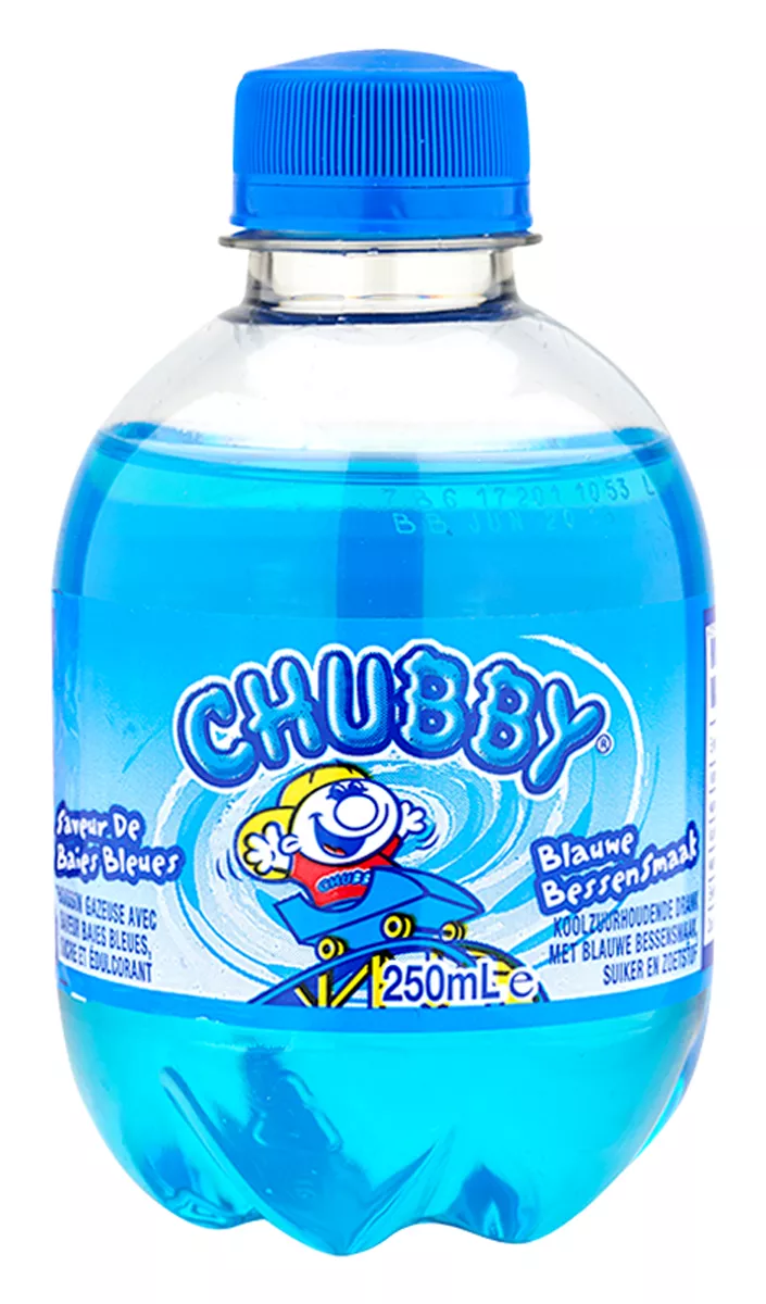 Chubby drink Chubby - Blauwe Bessen 250ml 12 Stuks