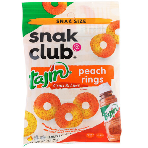 Snakclub - Tajin Peach Rings Chili & Lime 77 Gram