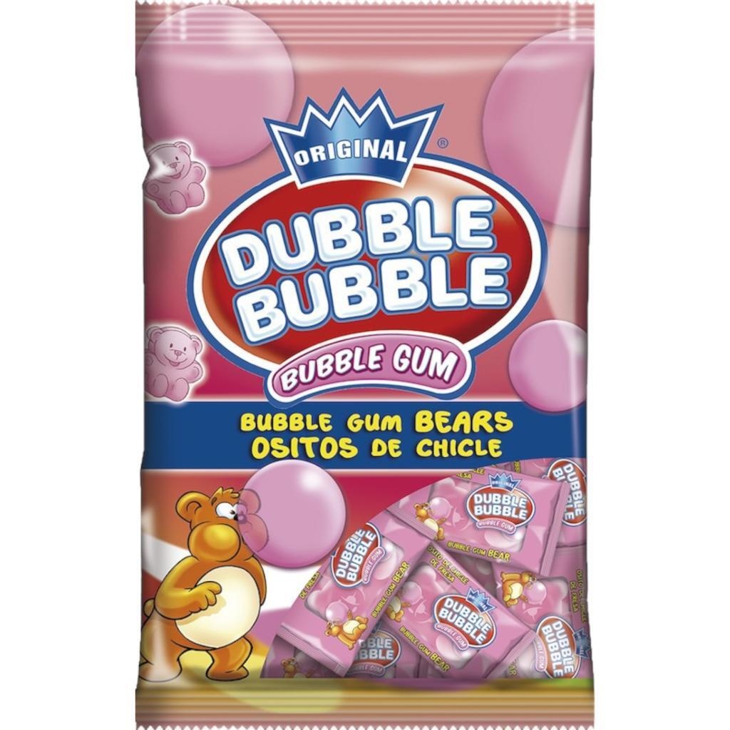 Dubble Bubble Dubble Bubble - Bubble Gum Bears Strawberry 85 Gram