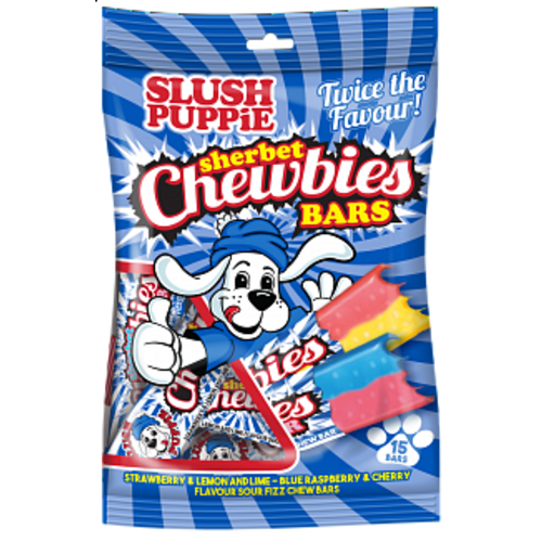Slush Puppie - Sherbet Chewbies Bars 120 Gram