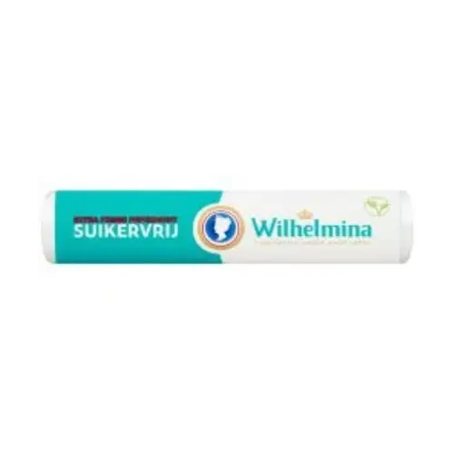 Wilhelmina - Extra Frisse Pepermunt Suikervrij 37 Gram