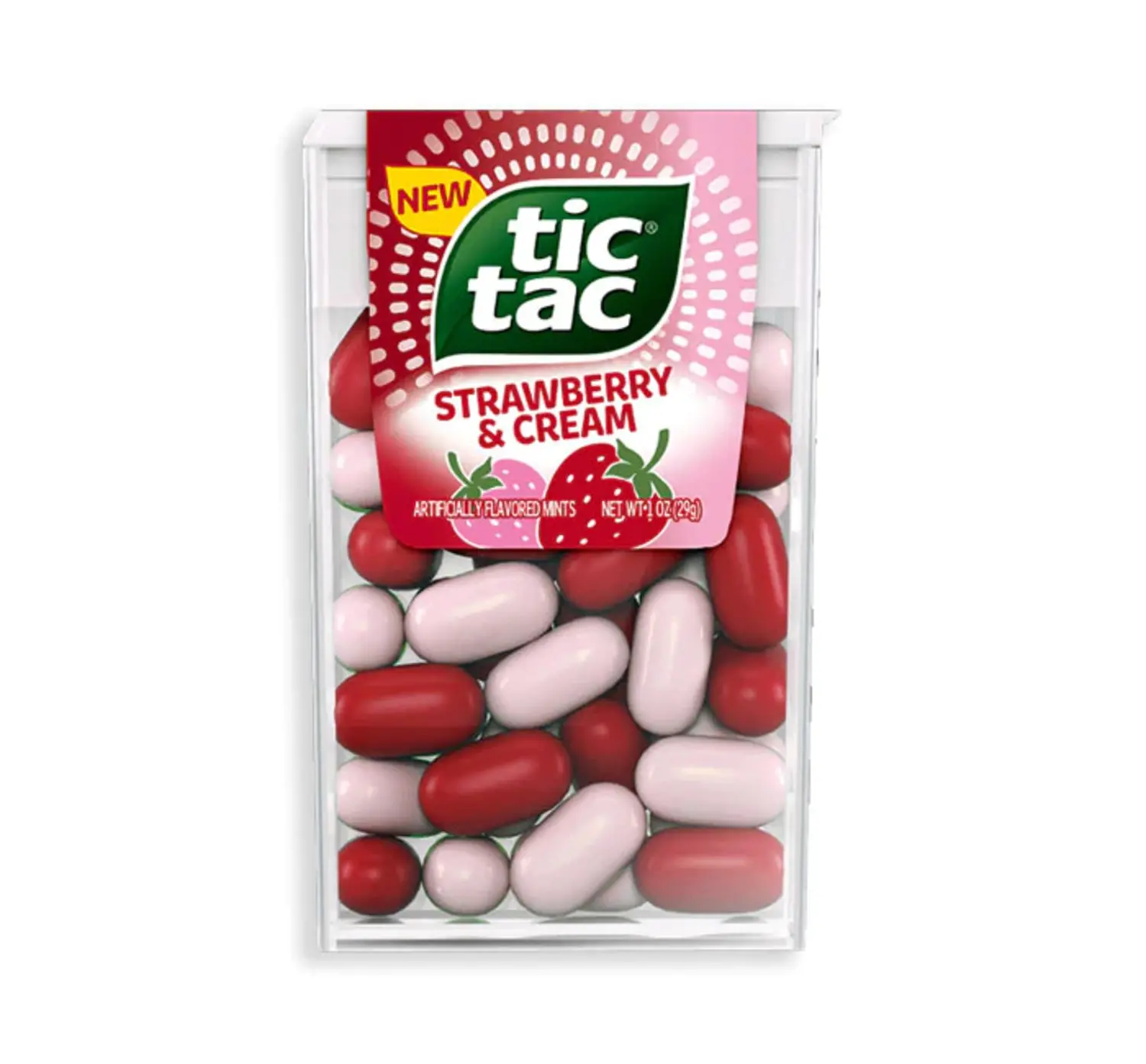 Tic Tac Tic Tac - Strawberry & Cream 28 Gram afbeelding