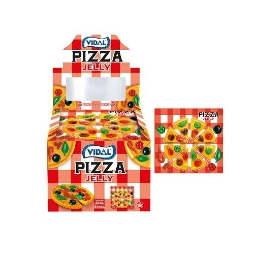 Vidal - Pizza Jelly 66 Gram 11 Stuks