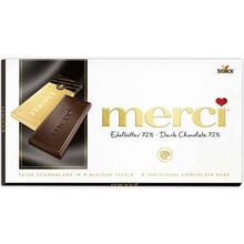 Merci - Feine Schokolade Edelbitter 72% 100 Gram