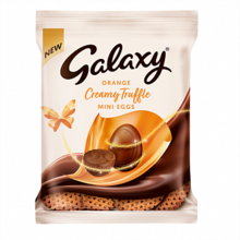 Galaxy - Orange Creamy Truffle Mini Eggs 74 Gram