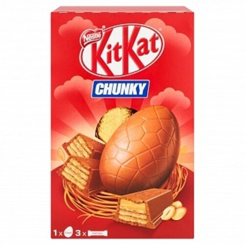 Nestle - Kitkat Chunky Medium Egg 129 Gram