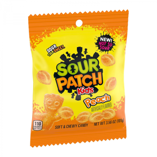 Sour Patch - Kids Peach Peg Bag 101 Gram