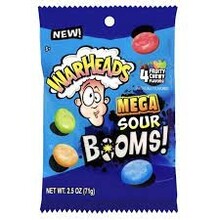 Warheads - Mega Sour Booms! 71 Gram