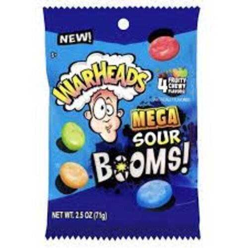 Warheads - Mega Sour Booms! 71 Gram