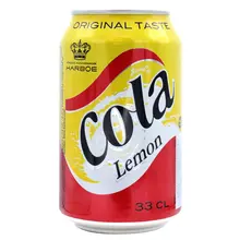 Harboe - Cola Lemon 330ml 24 Blikjes ***THT 13-02-2024***