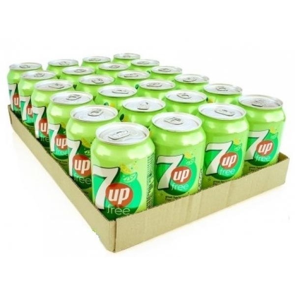 7-up 7UP - Suikervrij 330ml 24 Blikjes ***THT 02-2024***