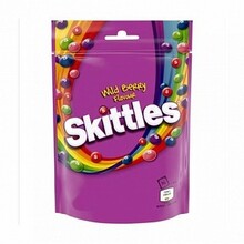 Skittles - Vegan Chewy Sweets Wild Berry Fruit 136 Gram