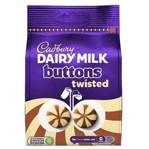 Cadbury - Dairy Milk Buttons Twisted 105 Gram