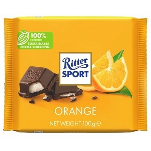 Ritter Sport - Orange 100 Gram