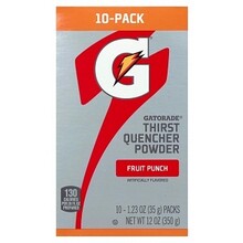 Gatorade - Thirst Quencher Powder Fruit Punch 35 Gram 10-Pack