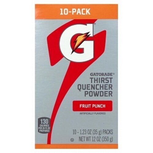 Gatorade - Thirst Quencher Powder Fruit Punch 35 Gram 10-Pack