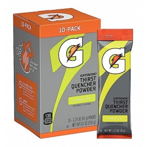 Gatorade - Thirst Quencher Powder Lemon Lime 35 Gram 10-Pack