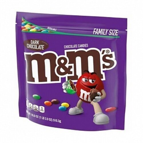 M&M's - Dark Chocolate Family Size 510 Gram