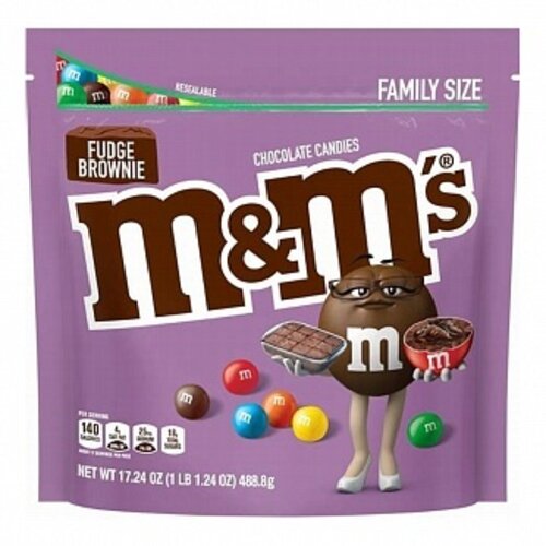 M&M's - Fudge Brownie Family Size 489 Gram