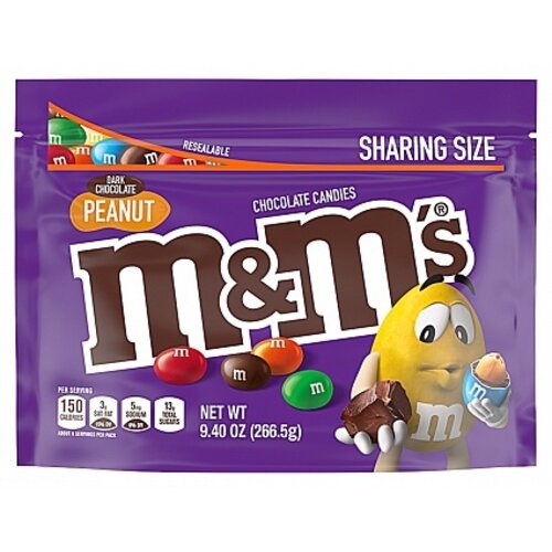 M&M's - Dark Chocolate Peanut Sharing Size 267 Gram
