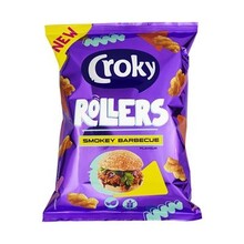 Croky - Rollers Smokey Barbecue 25 Gram 20 Stuks