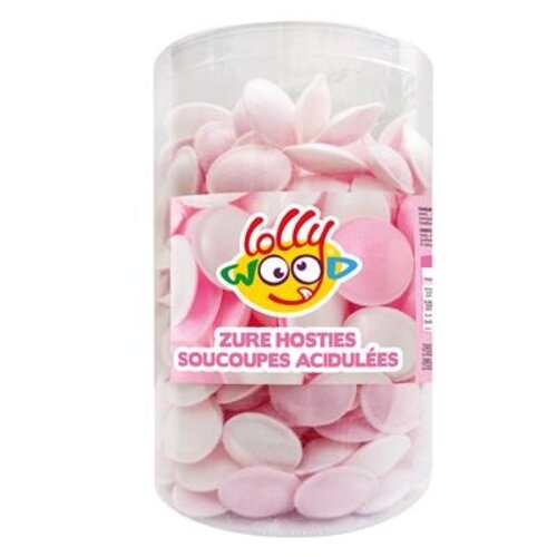 Zure Hosties/Ufo's Wit/Roze 325 Gram