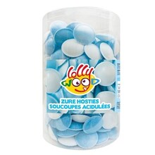 Zure Hosties/Ufo's Wit/Blauw 325 Gram