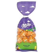 Milka - Eitjes Wit Praline 100 Gram