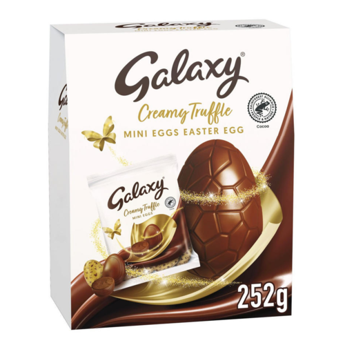 Galaxy - Creamy Truffle Minis XL Easter Eggs 252 Gram