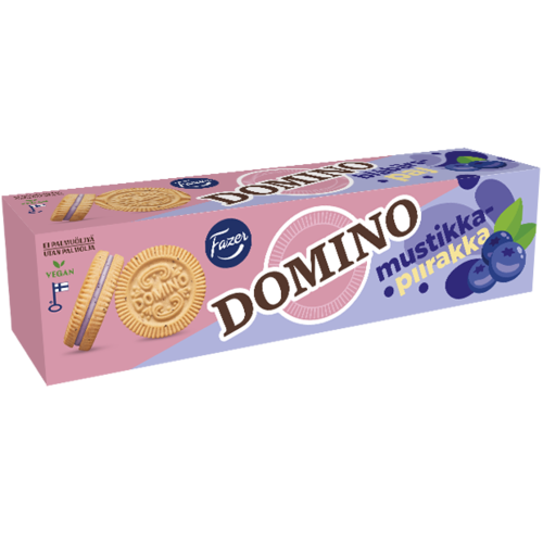 Fazer - Domino Blueberry Pie Sandwich Biscuit 175 Gram