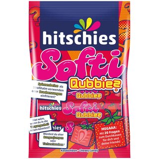 Hitschies - Softi Qubbies Strawberry 4x20 Gram