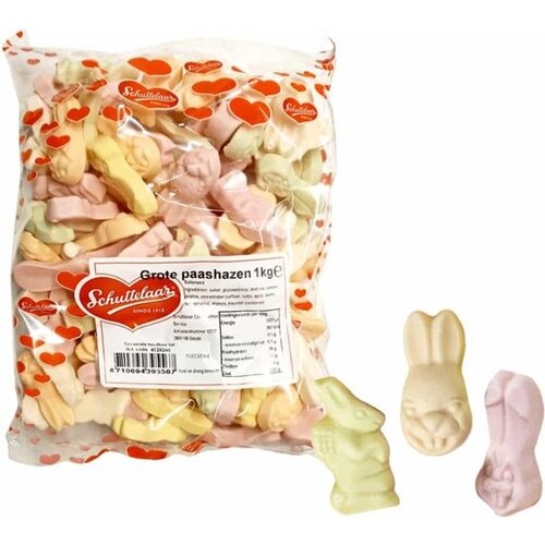 Schuttelaar - Grote Paashazen 1 Kilo