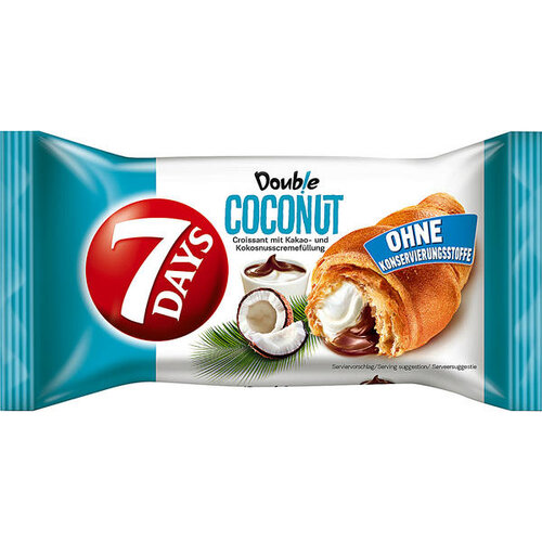 7Days - Double Croissant Kakao Coconut 60 Gram