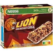 Nestle - Lion Breakfast Cereal Bar 4-Pack 100 Gram
