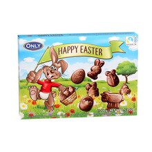 Only - Osterpralinen Milchschokolade Happy Easter Figuren 100 Gram