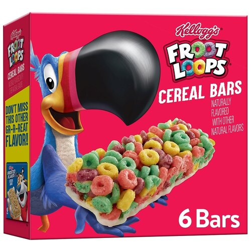Kellogg's - Froot Loops Cereal Breakfast Bar 84 Gram