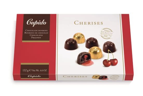 Cupido chocolade Cupido - Cherry Pralines 132 Gram